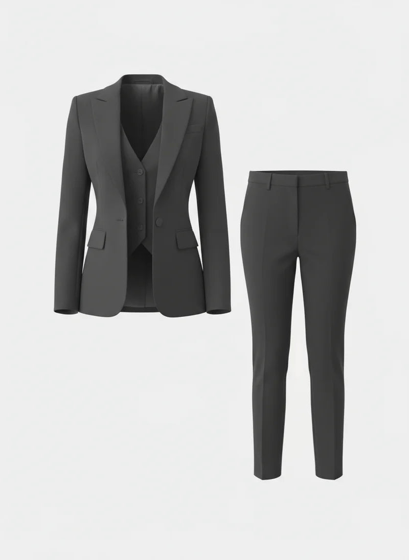 Completo Tailleur da Donna in 3 Pezzi | Anna Grigio