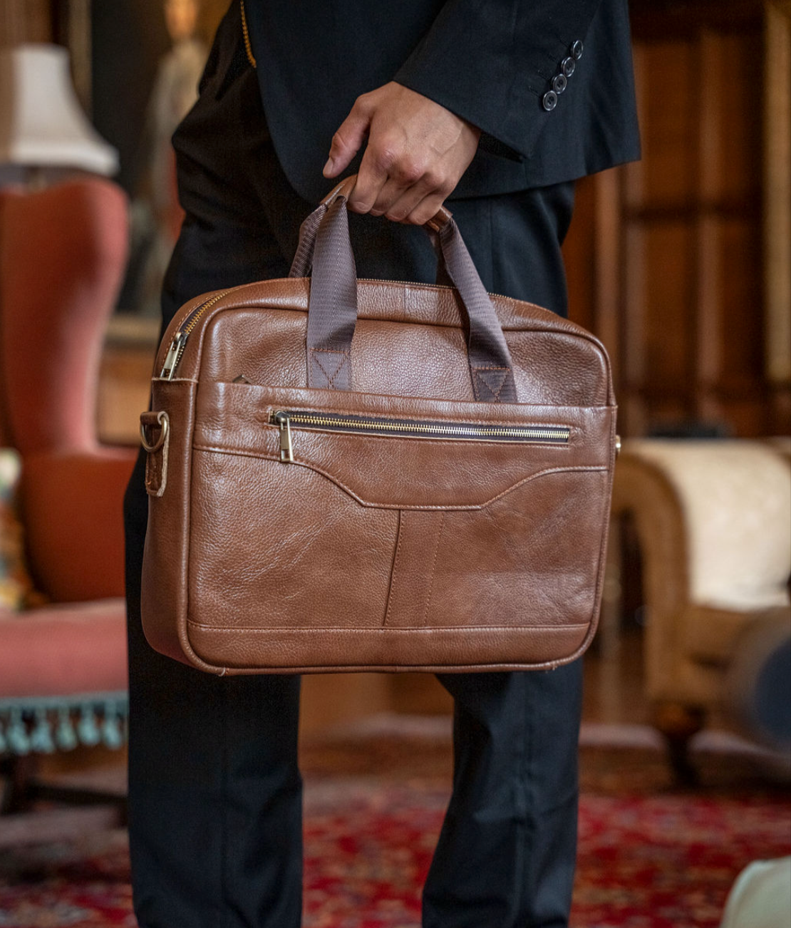 Borsa a Tracolla in Pelle da Uomo | Alfieo