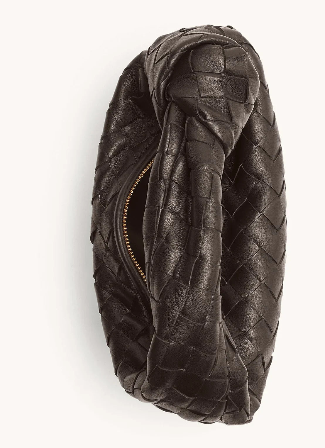 Borsa a Spalla con Nodo in Pelle Intrecciata da Donna | Angelie