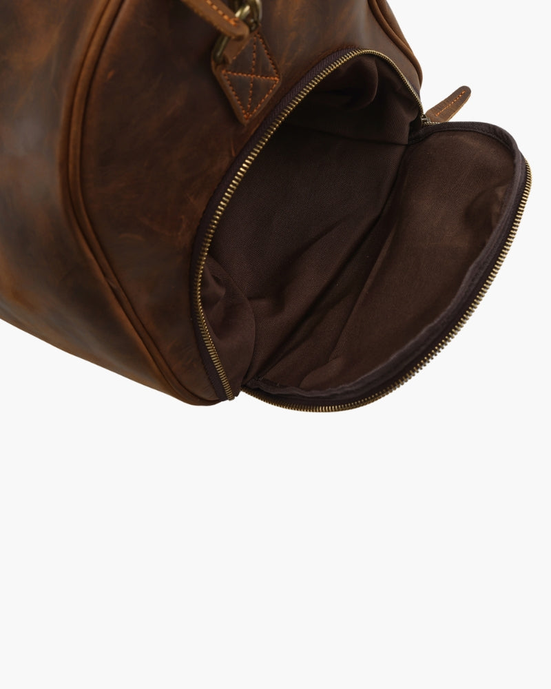 Borsone in Pelle Vintage con Tracolla | Denver