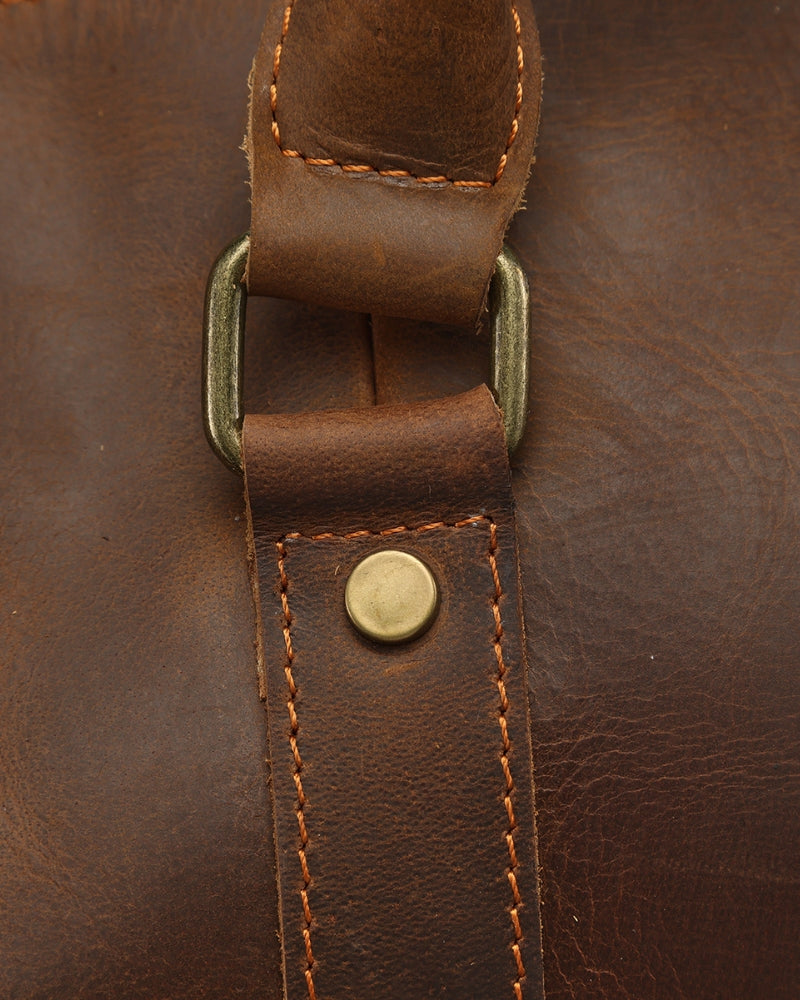 Borsone in Pelle Vintage con Tracolla | Denver