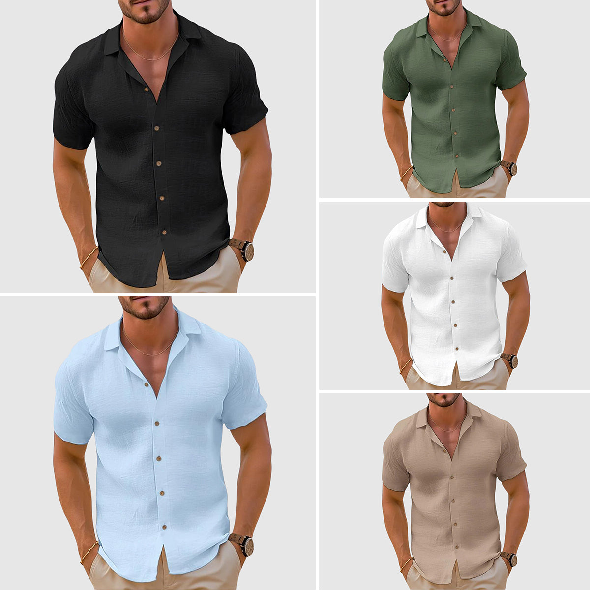 Camicia di Lino per Uomini | Tredan