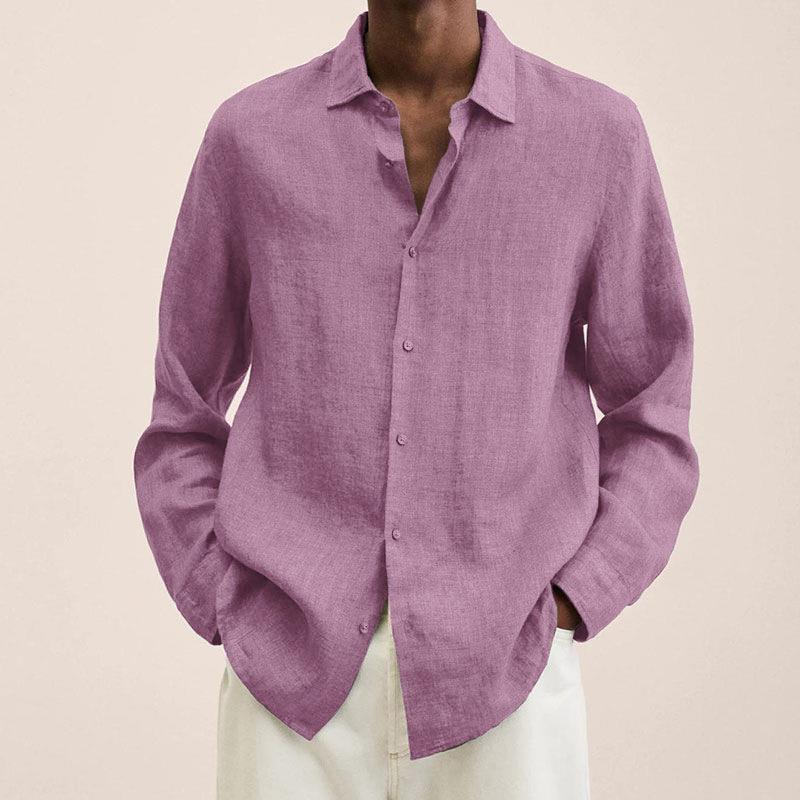 Camicia in Lino per Uomini | Varnix Rosa
