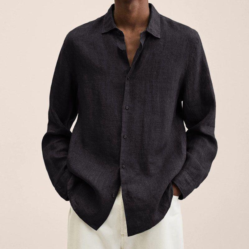 Camicia in Lino per Uomini | Varnix Nero