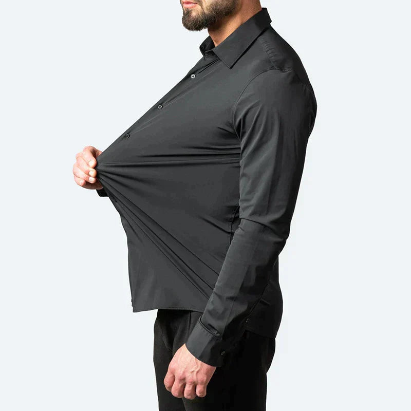Camicia Elasticizzata da Uomo Maniche Lunghe | Victor