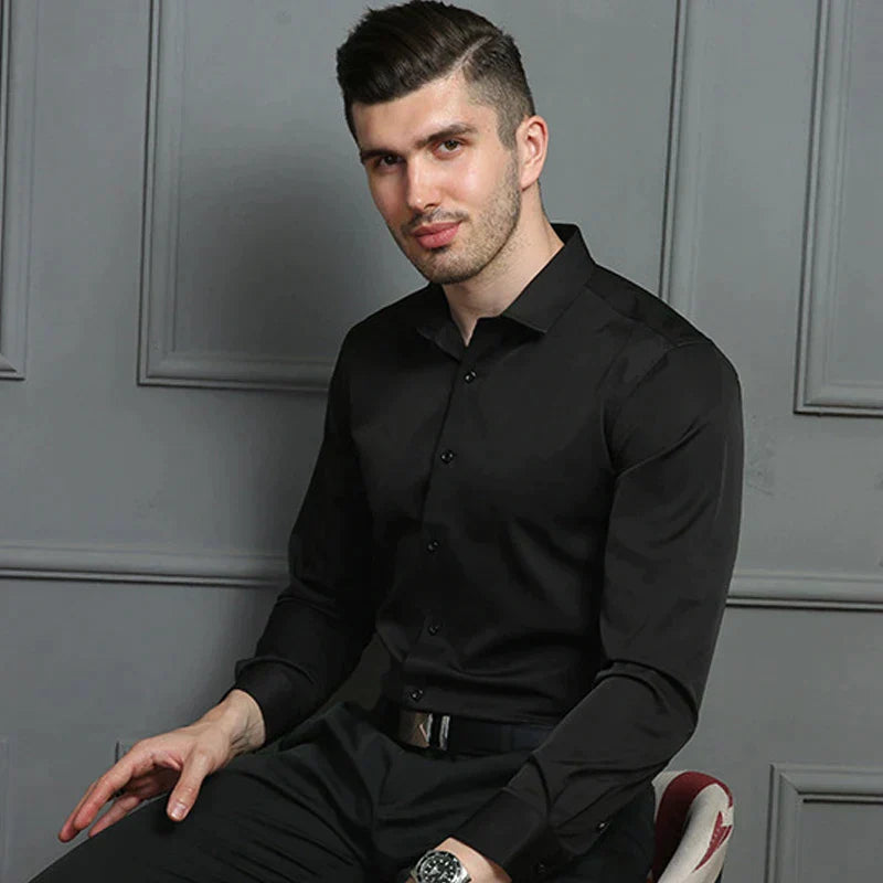 Camicia Elasticizzata da Uomo Maniche Lunghe | Victor