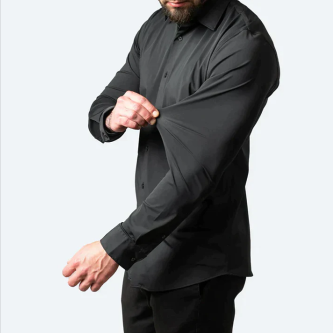 Camicia Elasticizzata da Uomo Maniche Lunghe | Victor