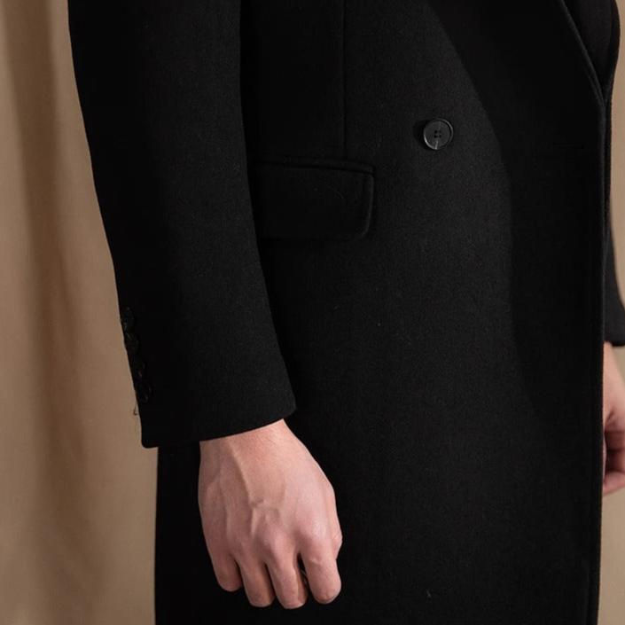 Cappotto Doppiopetto in Lana per Uomini | Nextris