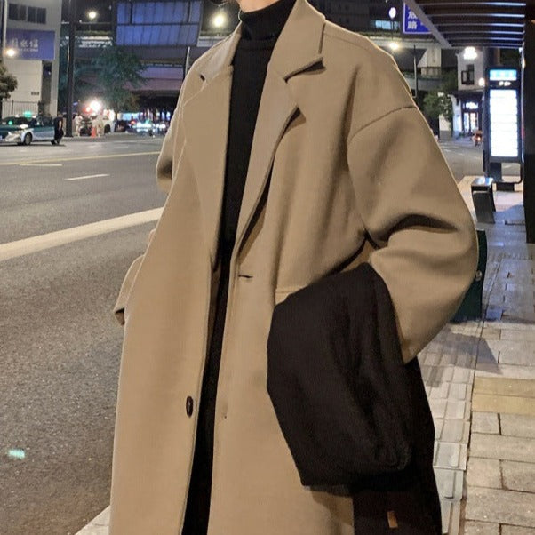 Cappotto Oversize in Lana per Uomini | Fentrix