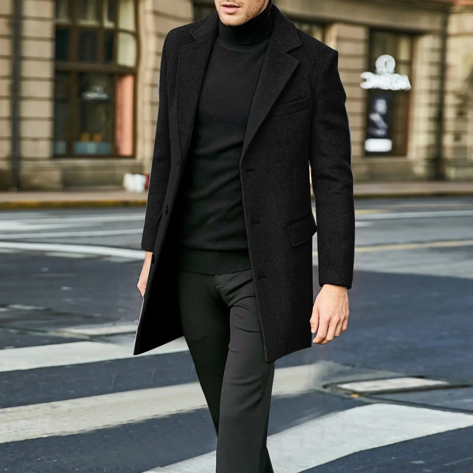 Cappotto in Lana su Misura per Uomini | Bravix