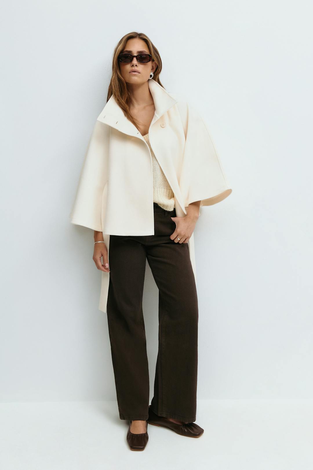 Cappotto Elegante in Misto Lana con Cintura | Emiliana