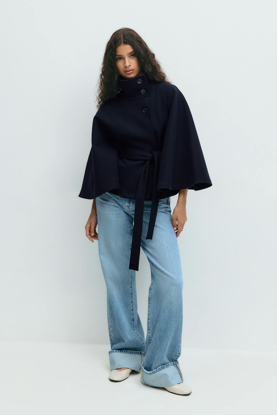 Cappotto Elegante in Misto Lana con Cintura | Emiliana