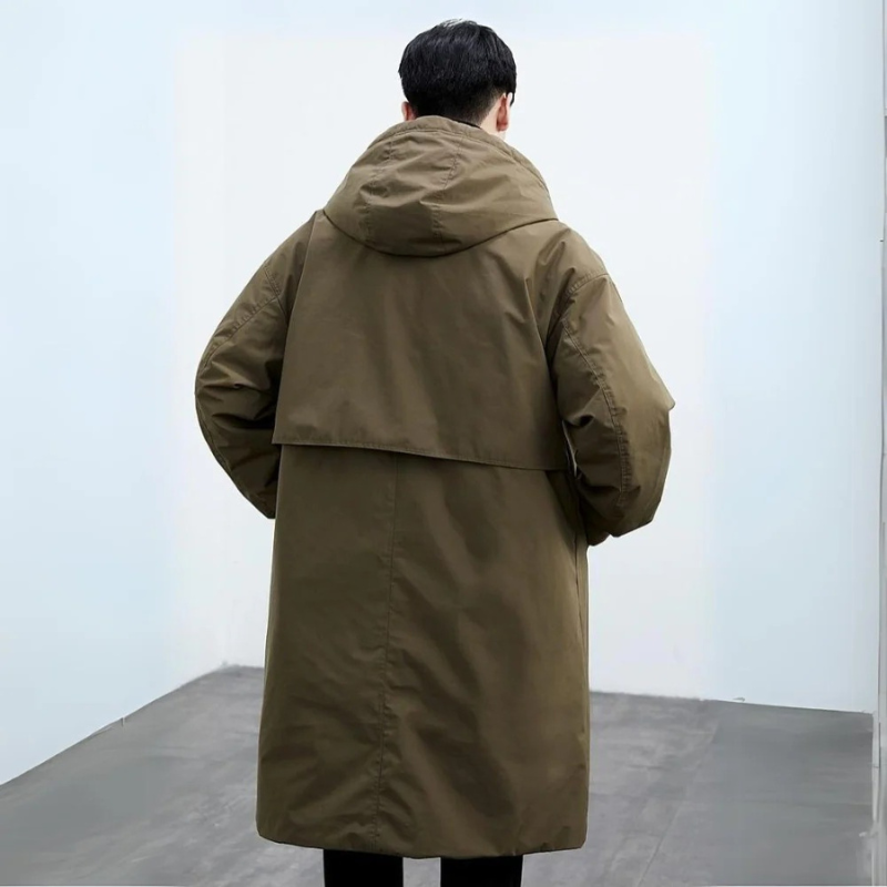 Cappotto Impermeabile con Cappuccio per Uomo | Vyrne