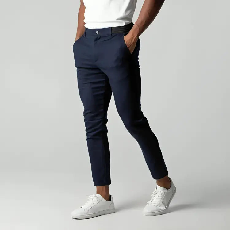 Chino Elasticizzati Estivi Per Uomo | Varnex Blu