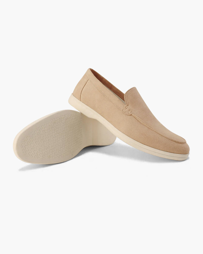 Mocassini in Pelle Suede per Uomini | Trevix Marrone Chiaro