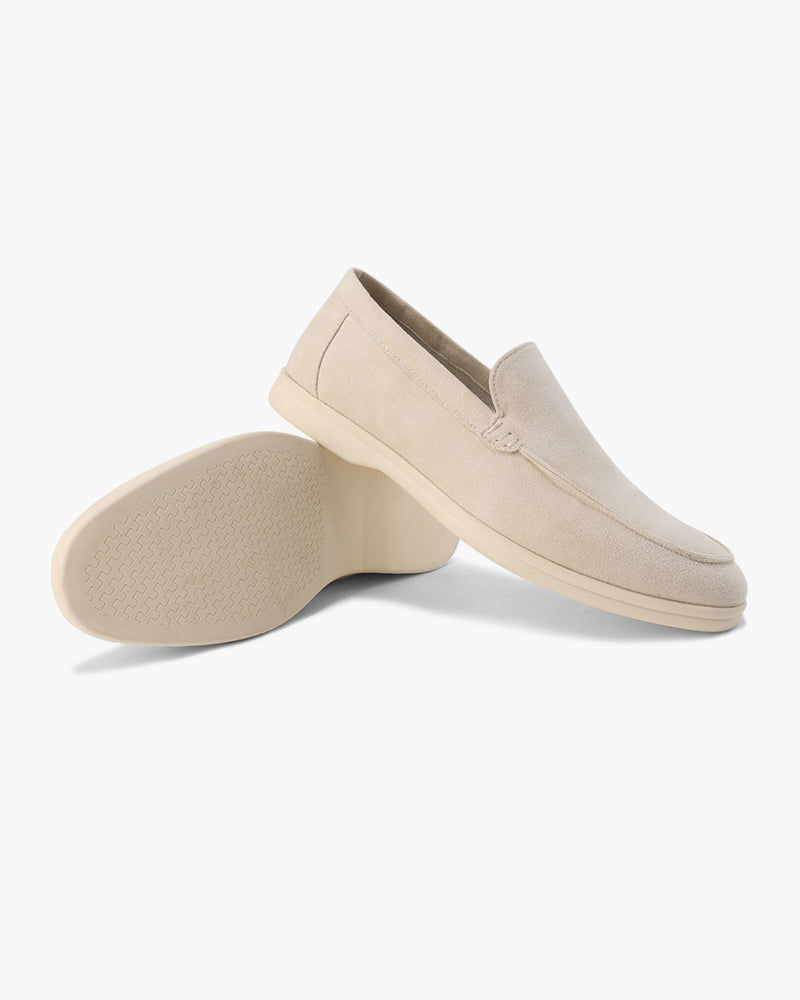 Mocassini in Pelle Suede per Uomini | Trevix Beige