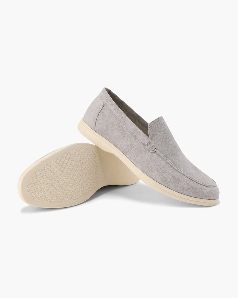 Mocassini in Pelle Suede per Uomini | Trevix Grigio