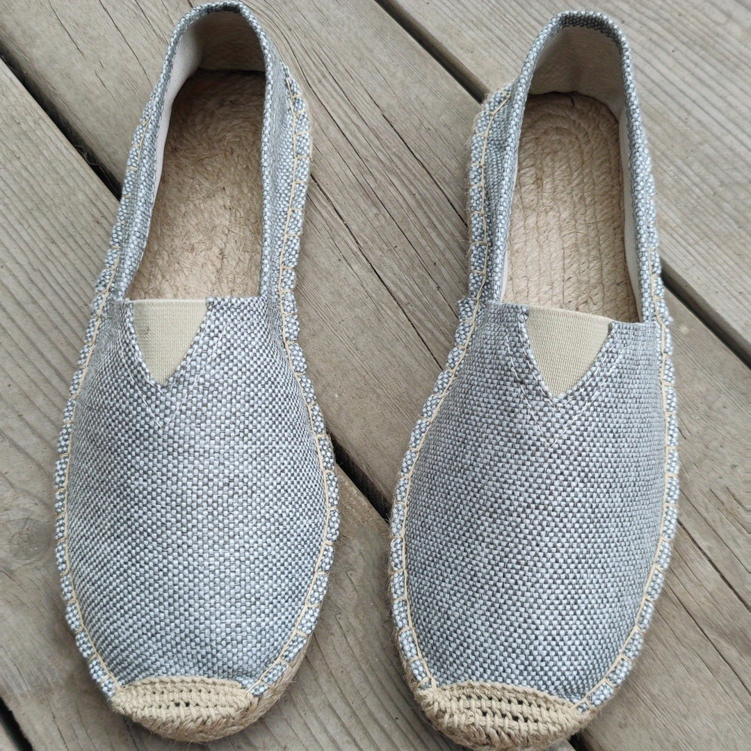 Elena | Donna Espadrillas Slip-On Piatta Tomaia Tessuta 3