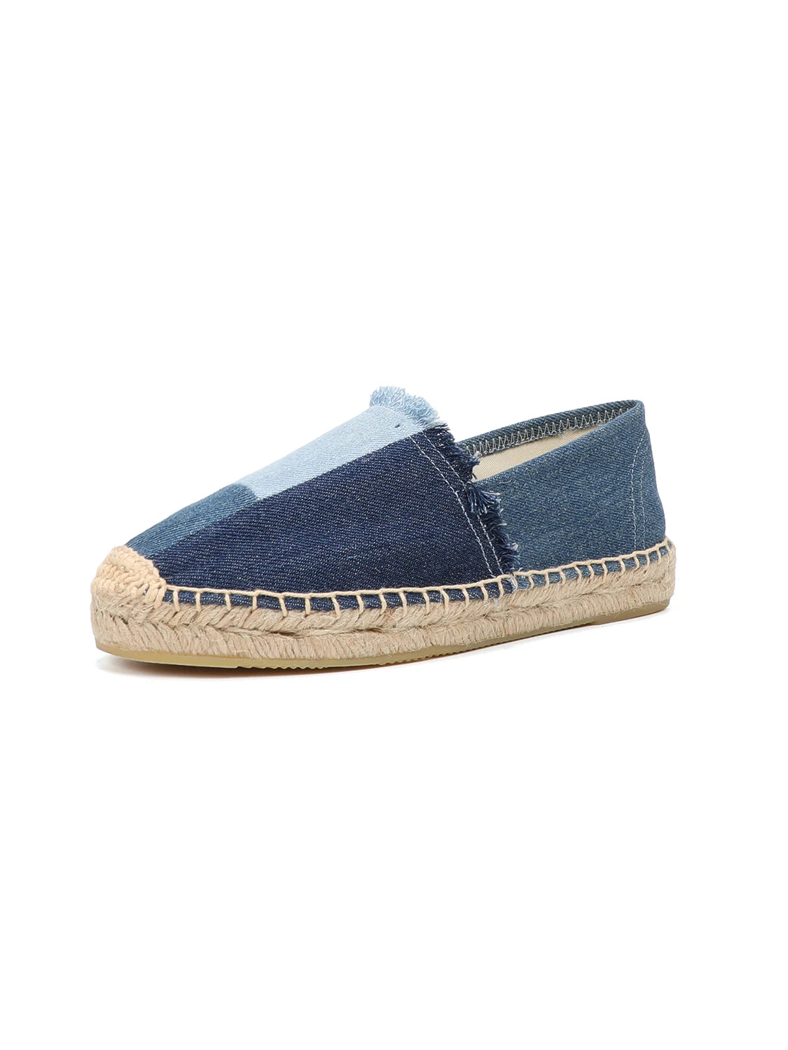 Espir | Scarpe Denim Piattaforma Patchwork Espadrillas