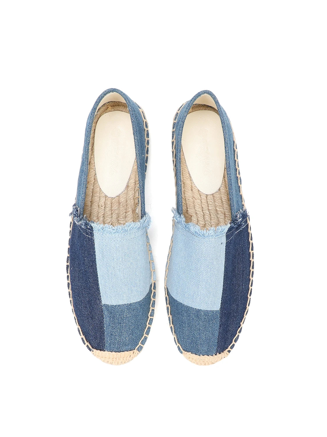 Espir | Scarpe Denim Piattaforma Patchwork Espadrillas
