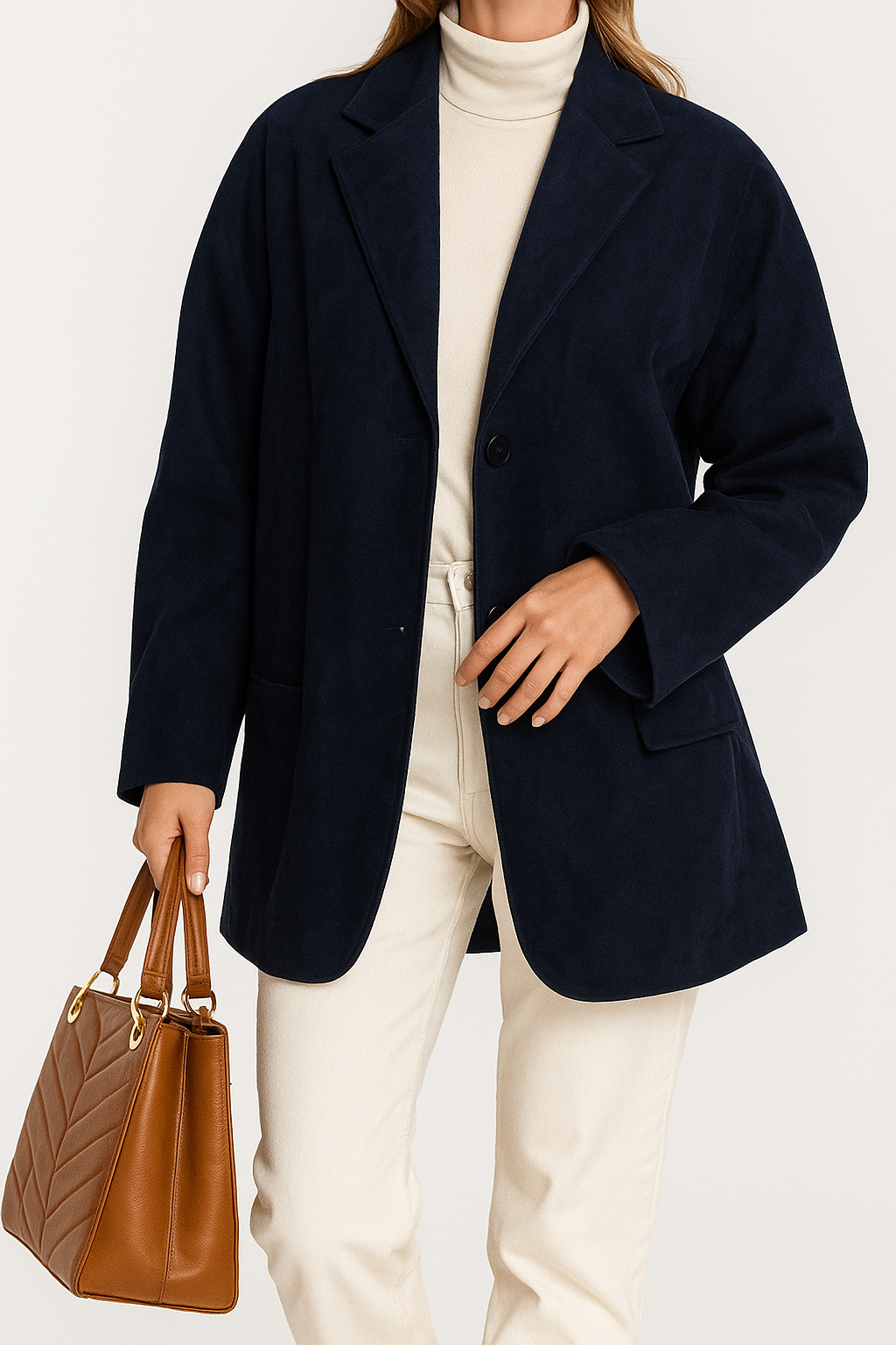 Giacca Blazer Donna in Velluto a Coste con Tasche e Bottoni | Giorgia