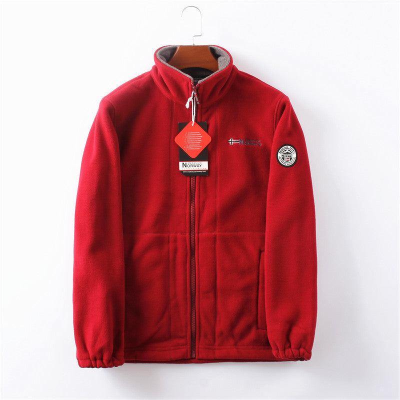 Giacca in Pile con Zip da Uomo | Aurelio Rosso