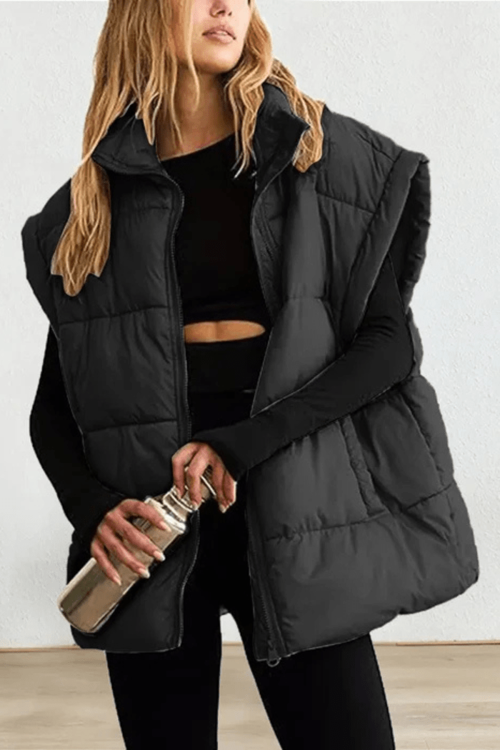 Gilet Piumino Imbottito per Donna | Gia Nero