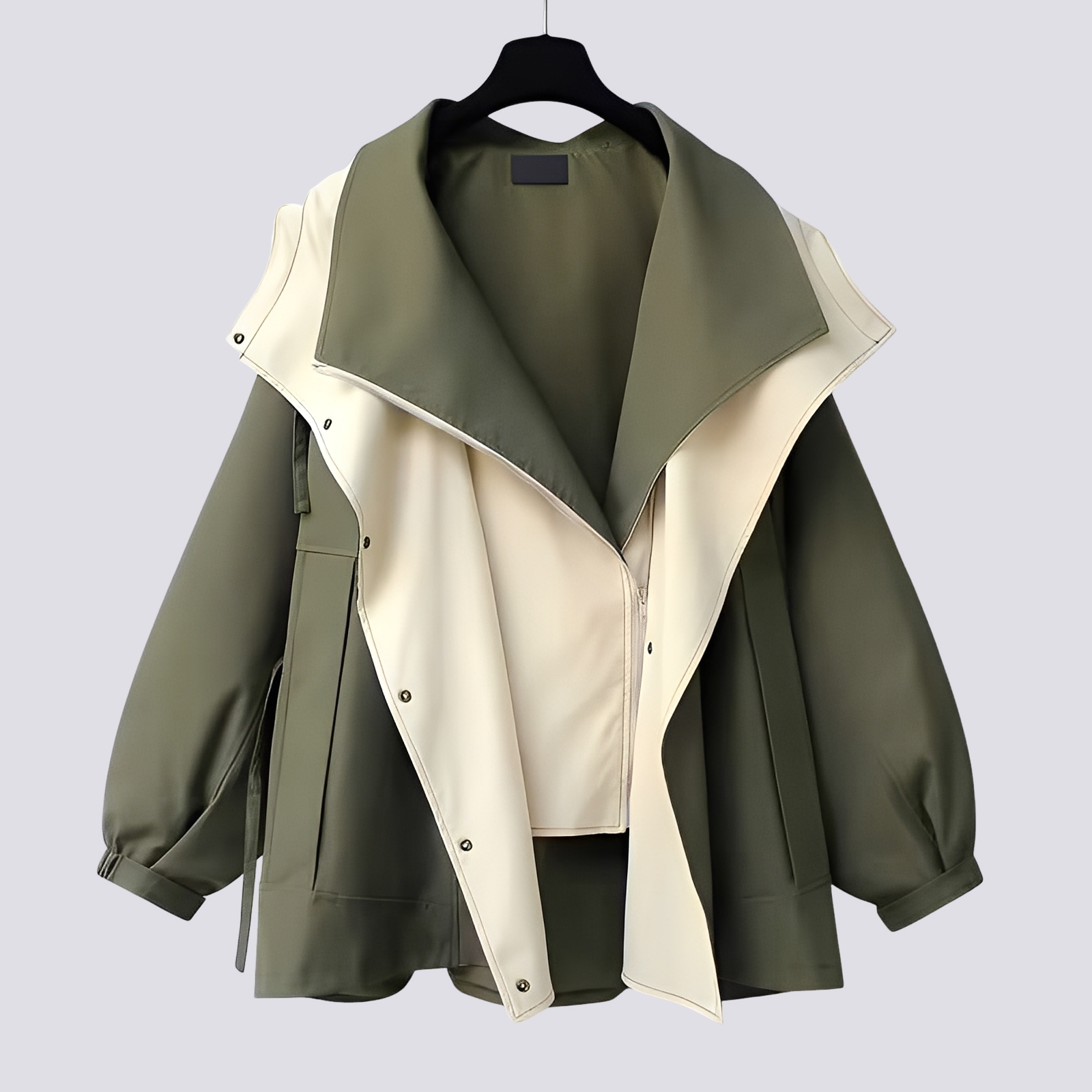 Javira | Cappotto Leggero Idrorepellente Verde
