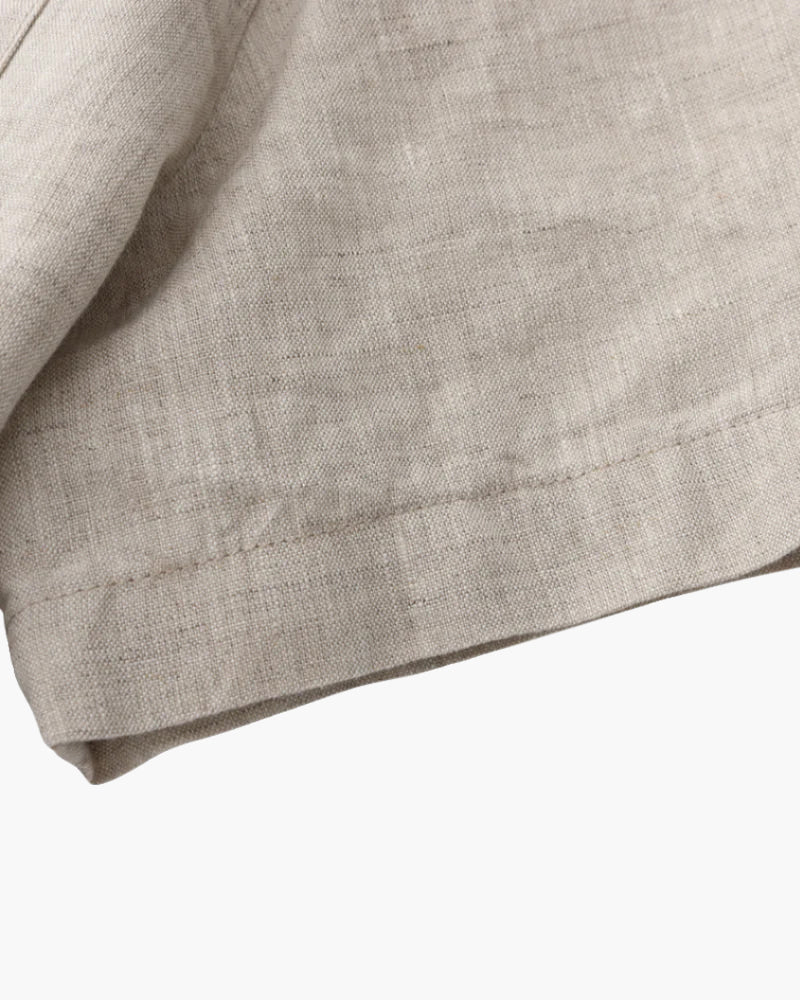 Camicia Manica Corta in Lino per Uomini | Trelix