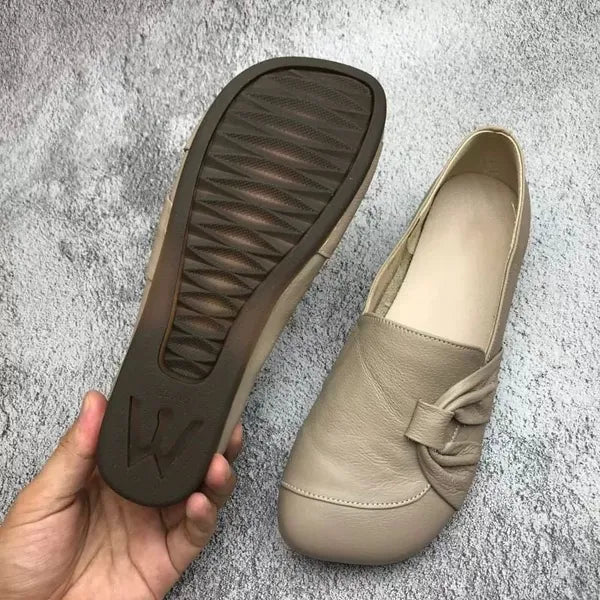 Lola | Mocassini Donna Pelle Ortopedici Slip On Nodo Torchon 4