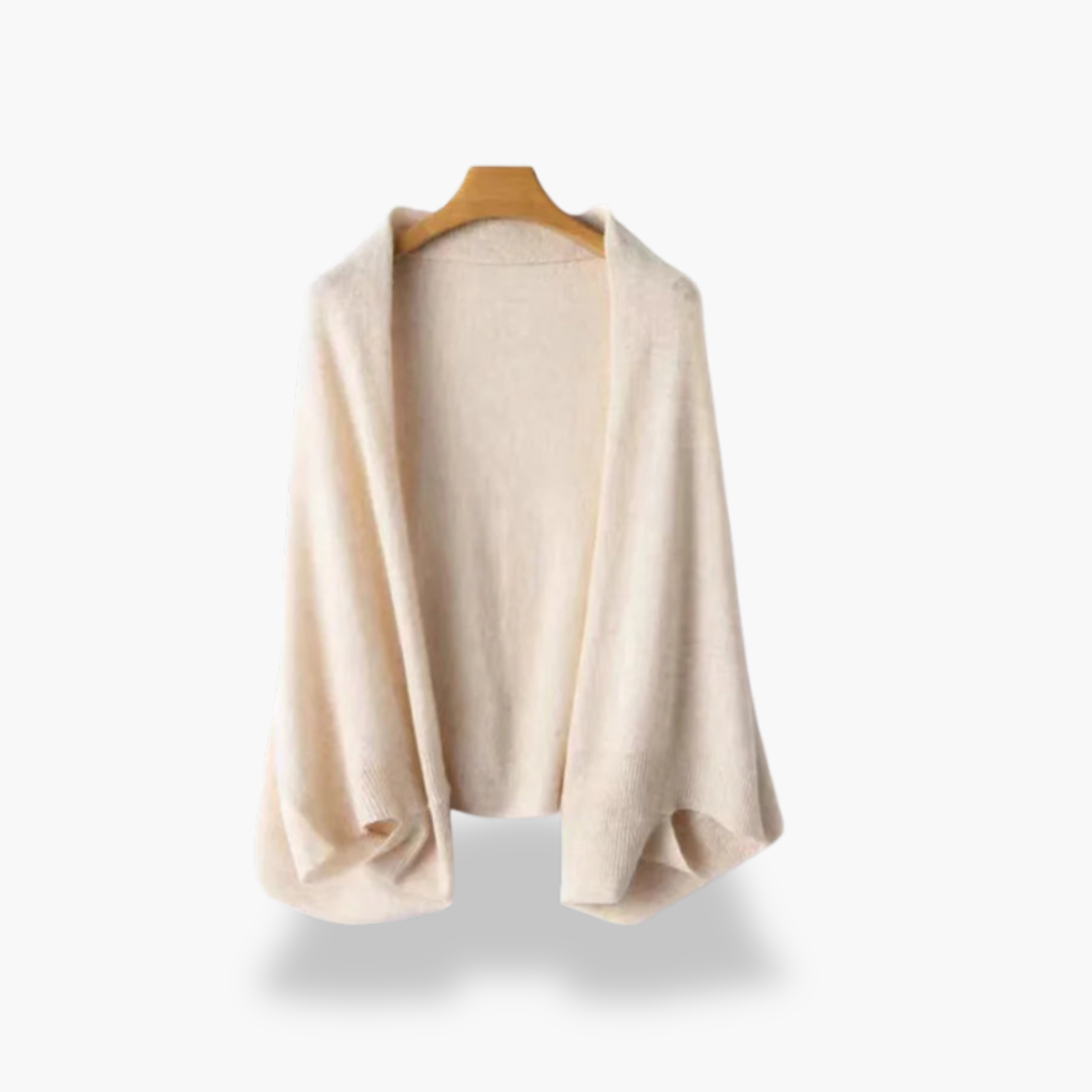 Lunara | Leggero Maglione Aperto Versatile Beige One-size