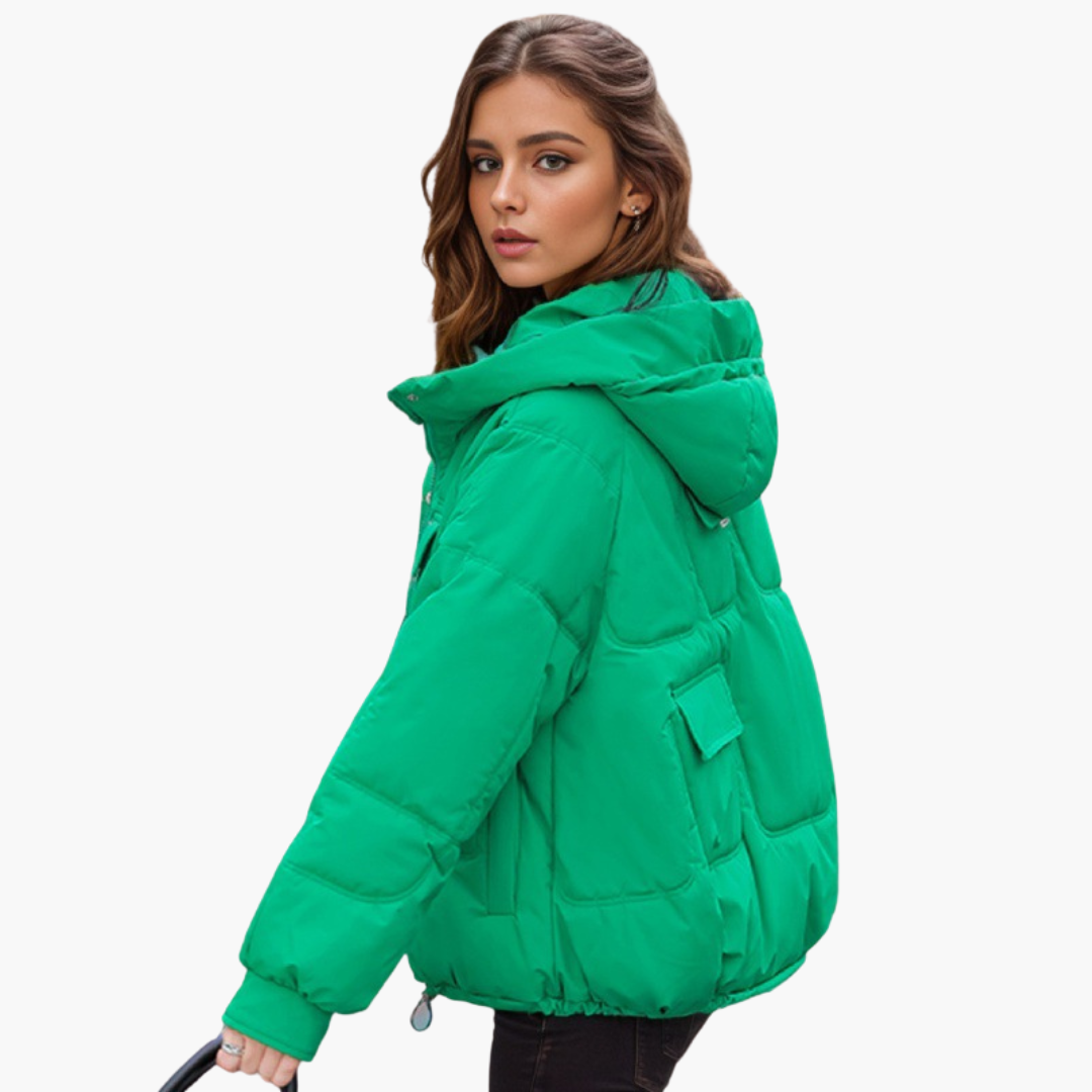 Piumino Imbottito Con Cappuccio Per Donna | Lunara