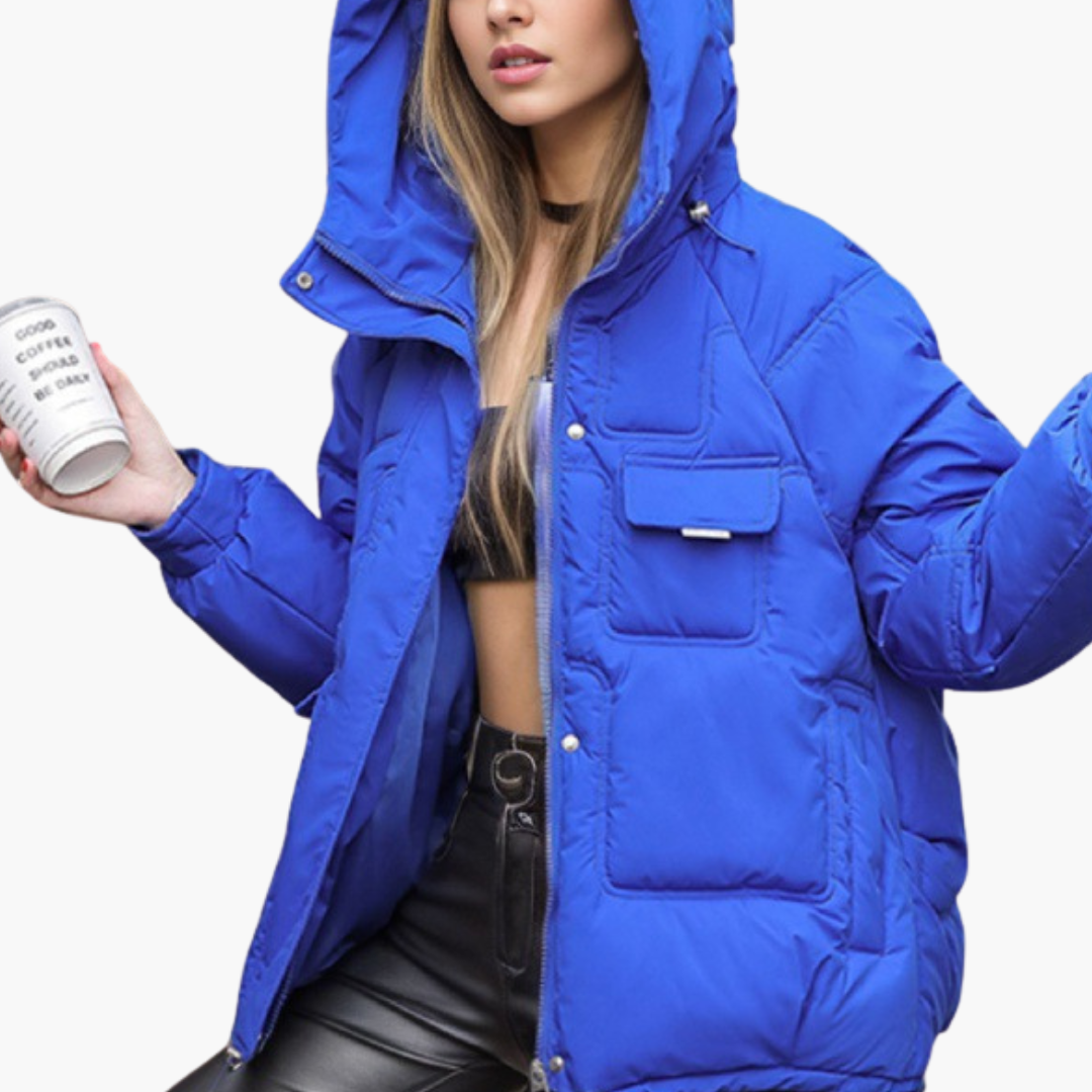 Piumino Imbottito Con Cappuccio Per Donna | Lunara