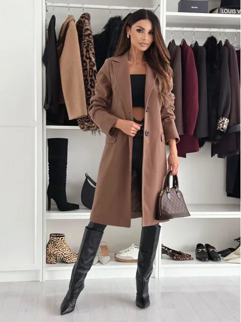 Lungo Cappotto Elegante per Donne | Valeria