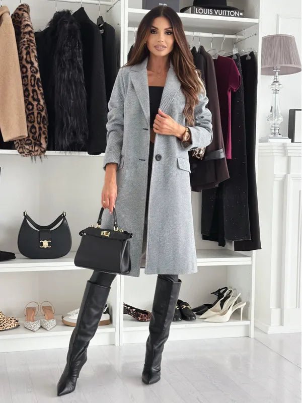 Lungo Cappotto Elegante per Donne | Valeria