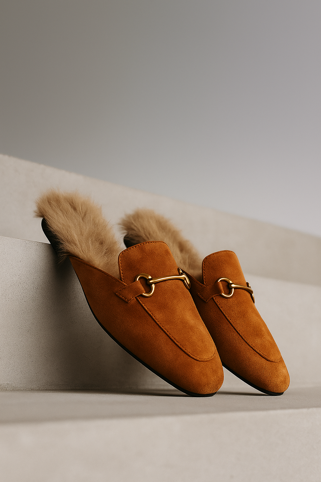 Lynara | Pantofole In Pelliccia Chic Vintage