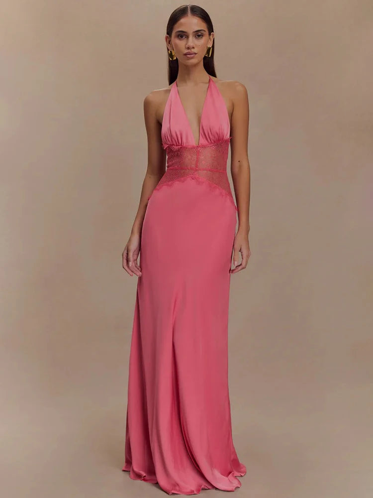 Maeve | Abito Lungo Donna Scollo Halter 5