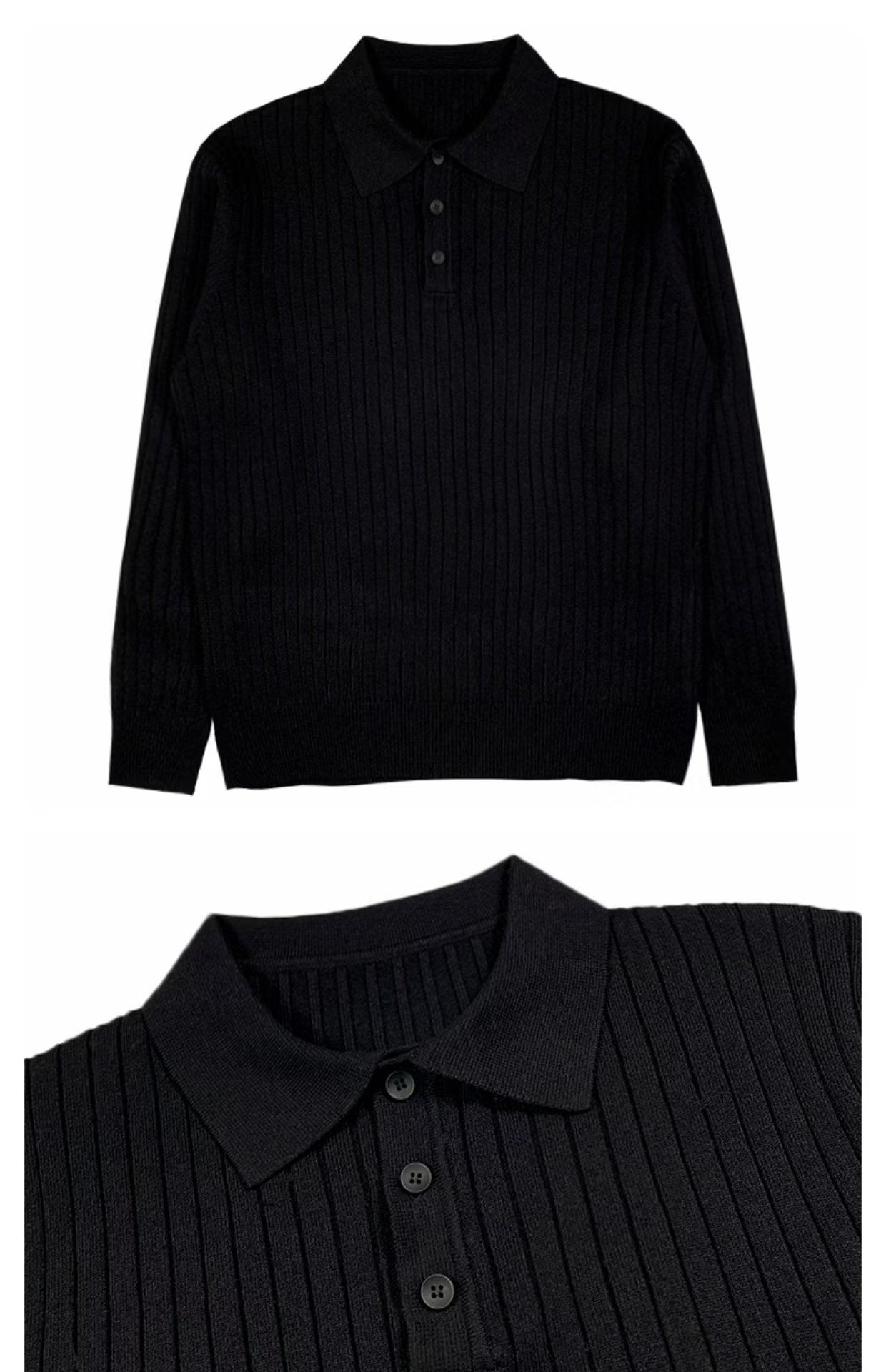 Maglione Polo con Colletto per Uomini | Nextris