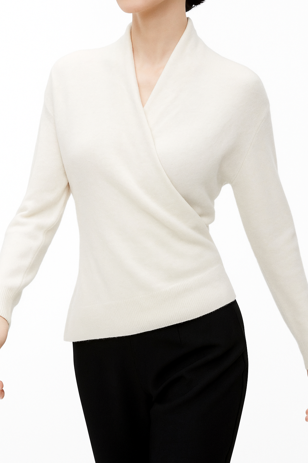 Maglione Donna Incrociato con Scollo a V | Serena