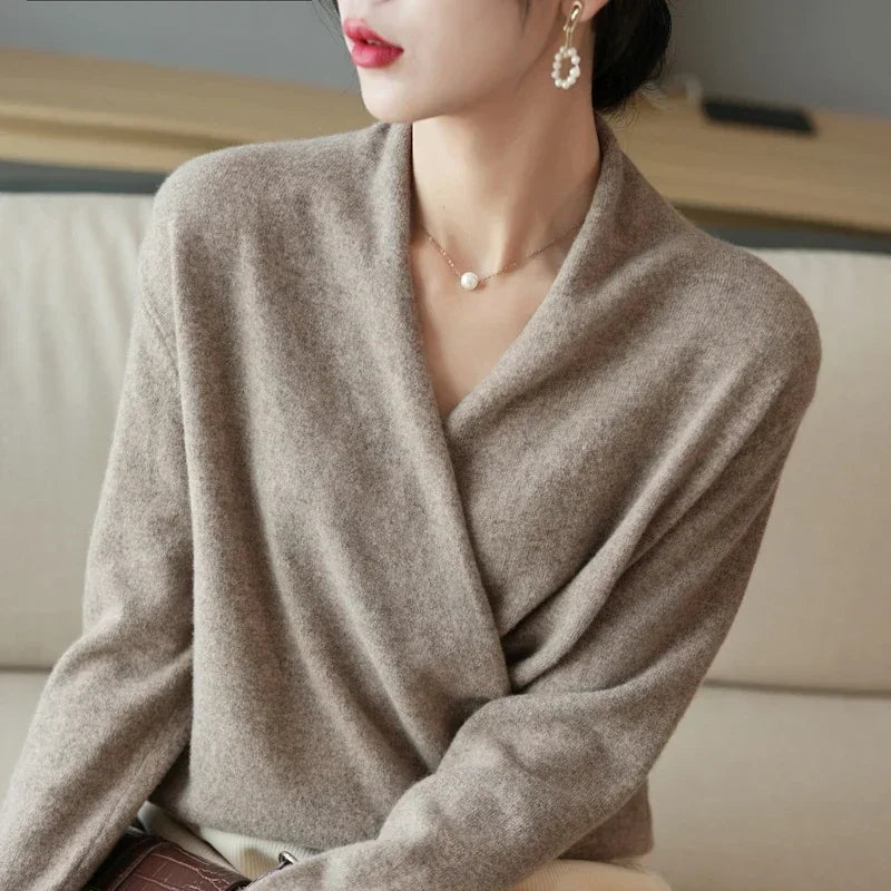 Maglione Donna Incrociato con Scollo a V | Serena