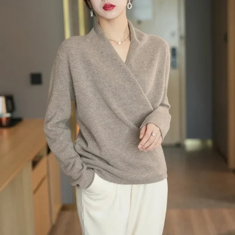 Maglione Donna Incrociato con Scollo a V | Serena