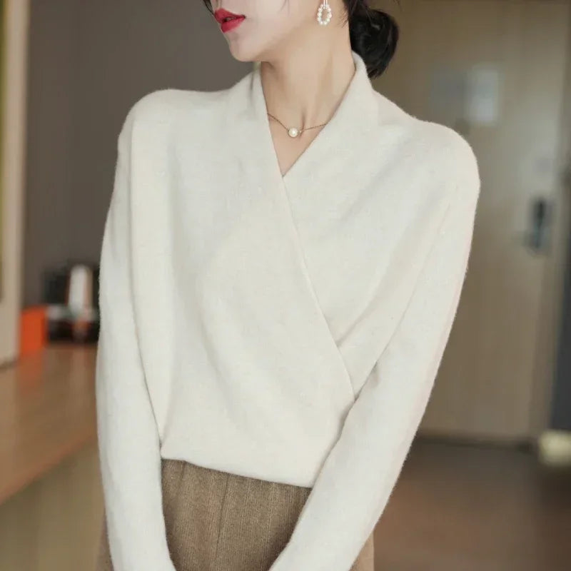 Maglione Donna Incrociato con Scollo a V | Serena