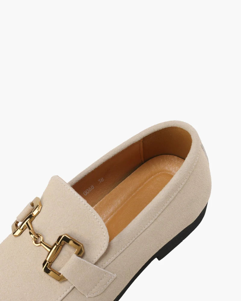 Marlo | Loafers Uomo Mocassini in Pelle Scamosciata con Morsetto Neri 9