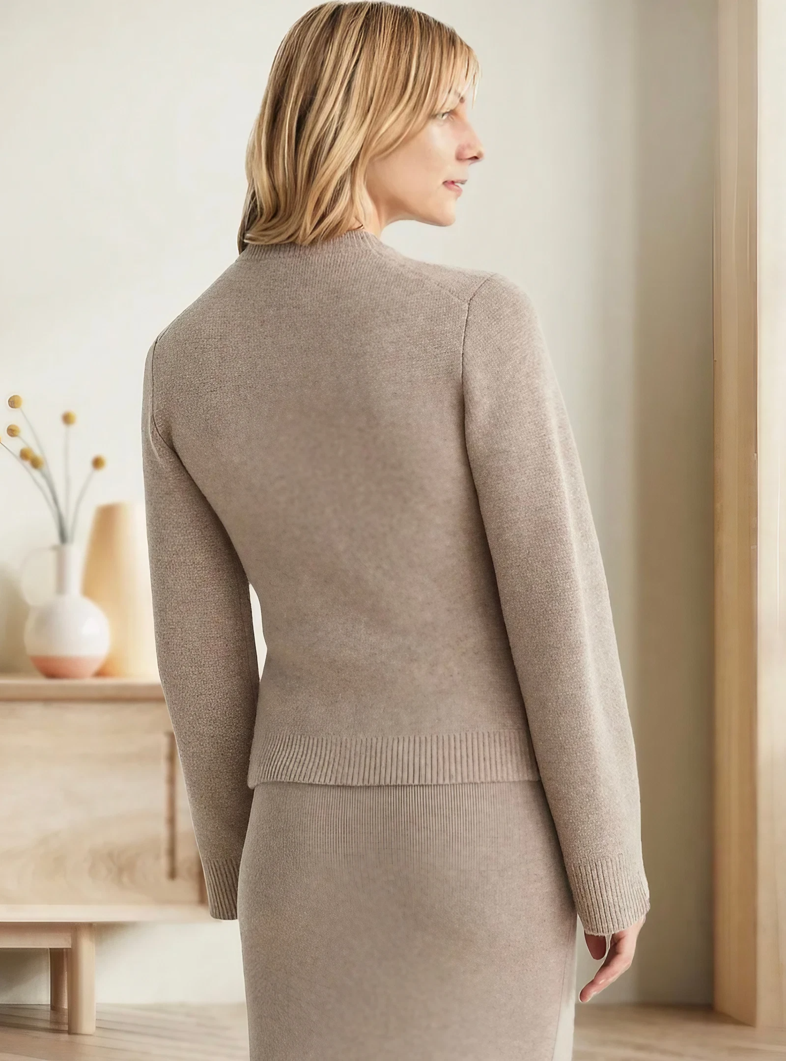 Morbido | Cardigan Con Bottoni Autunnale