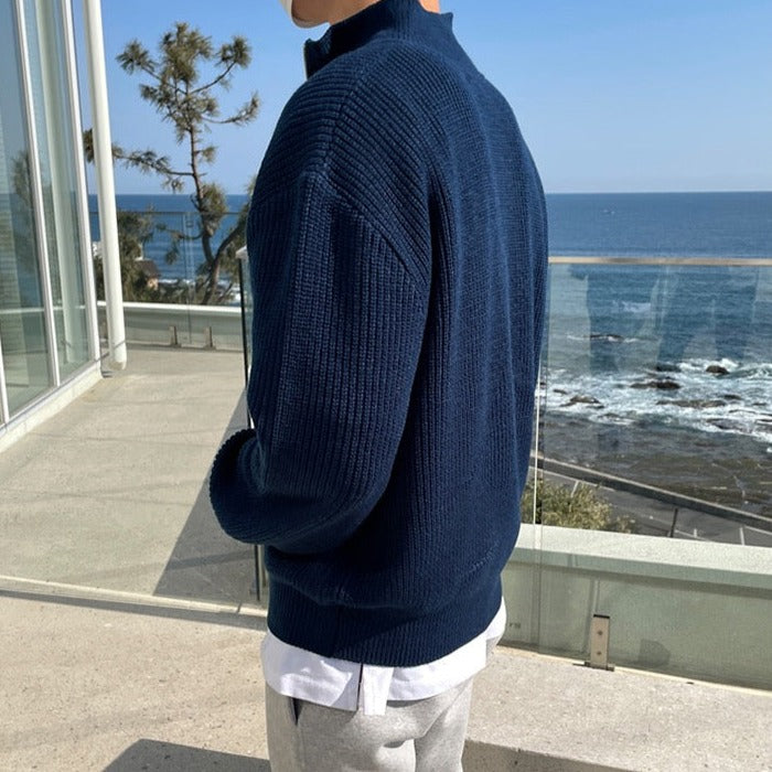 Maglione Mezza Zip per Uomini | Qalron