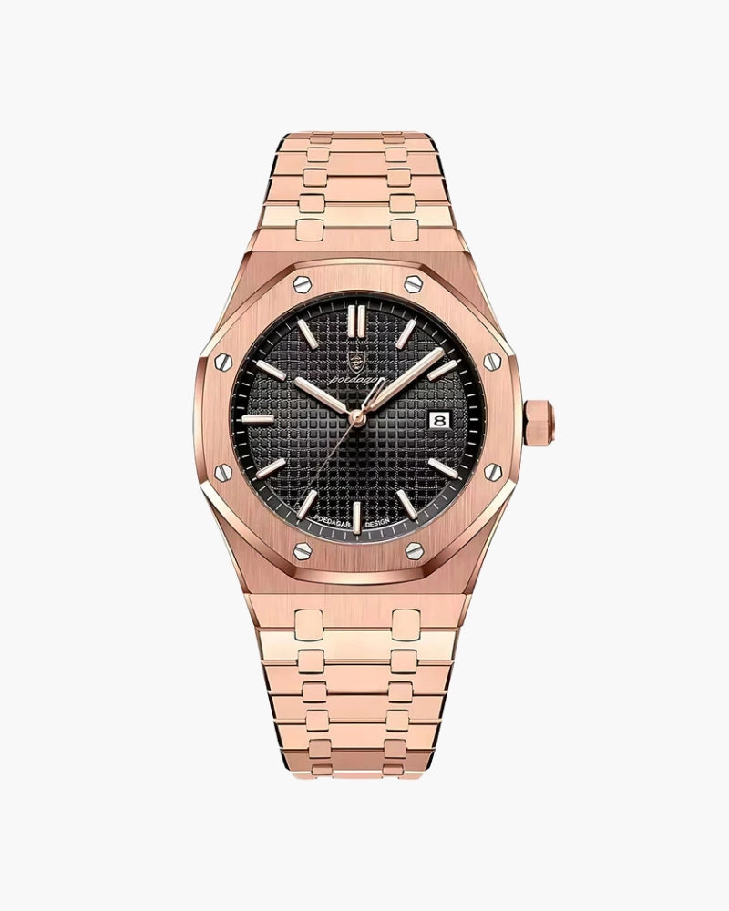 Orologio Uomo Acciaio Inox Analogico | Elitron Nero Regolabile