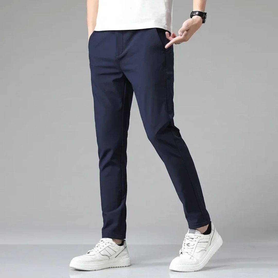 Pantaloni Slim Fit per Uomini | Nextra Blu Navy