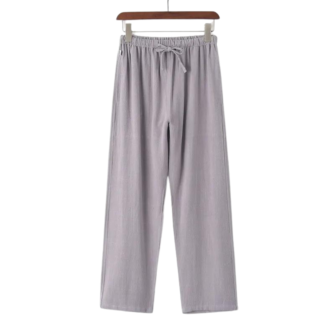 Pantaloni di Lino da Uomo | Rico Grigio