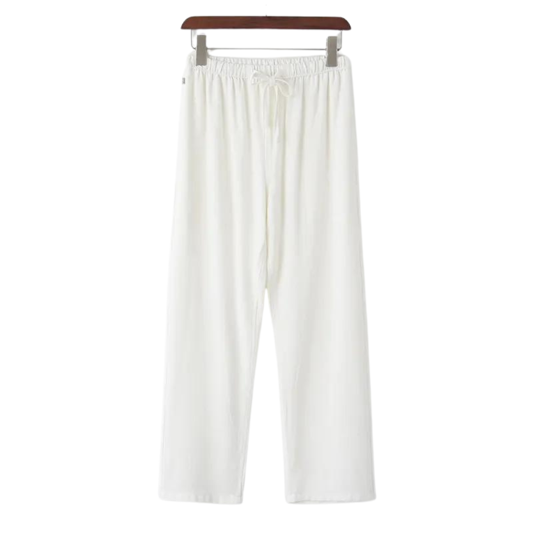 Pantaloni di Lino da Uomo | Rico Bianco