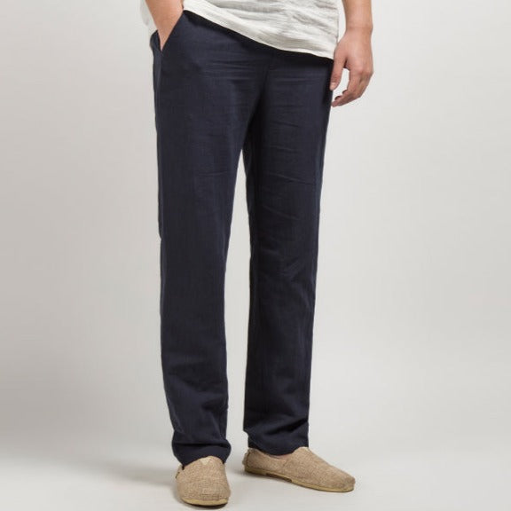 Pantaloni in Cotone e Lino per Uomini | Nextris